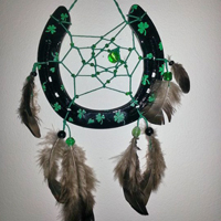 BlackwithShmrocksDreamCatcher