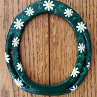 GreenwithWhteDaisiesPhotoFrame