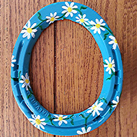 TurquoisewithWhiteDaisiesPhoto