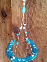 TurquoisewithWhitePawPrintsDCTop